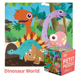 Dinosaurier | Pädagogisches Mini-Cartoon-Puzzle-Spielzeug für Kinder