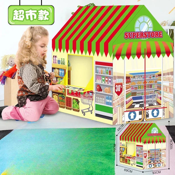 WisdomWing | 3 Bündel Tragbares Spielhaus Kinderzelt