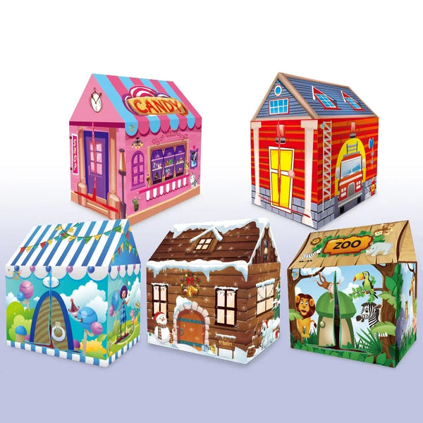 CookieCottage | Tragbares Spielhaus Spielzelt