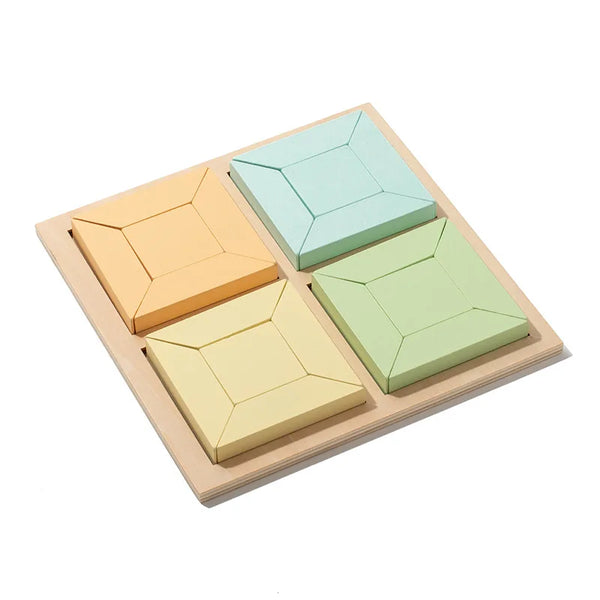 Montessori Holzformen-Puzzles | 3er-Bündel