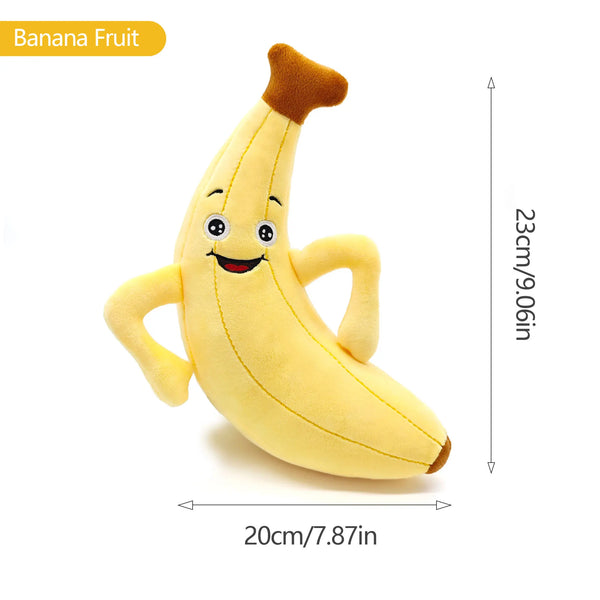 Banana | Frucht-Simulationsplüschspielzeug für Kinder