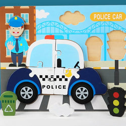 OfficerFun | Buntes Holzpuzzle