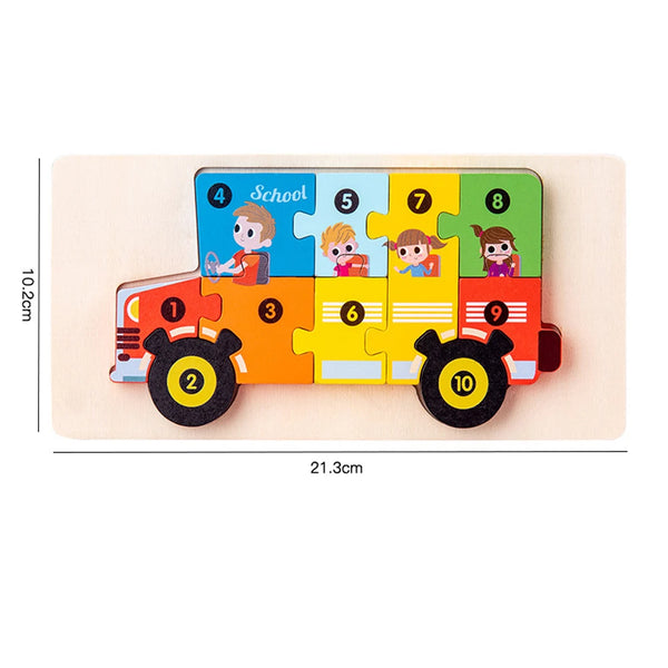 CampusCruiser | Pädagogische Holzpuzzles für Kinder
