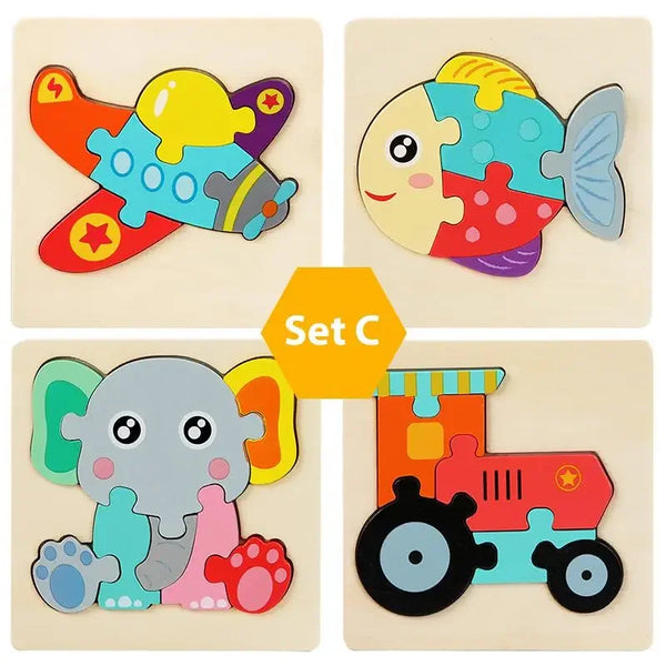 LittleExplorers | Holzpuzzle Lerntafel