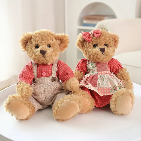 Flauschige Freunde | Teddy-Bären-Paar Spielzeug für Kinder