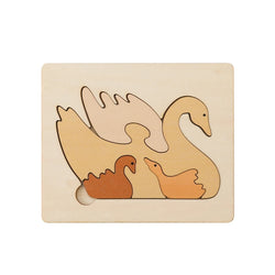 SafariSymphony | 3 Bündel Hölzerne Tiere Puzzle