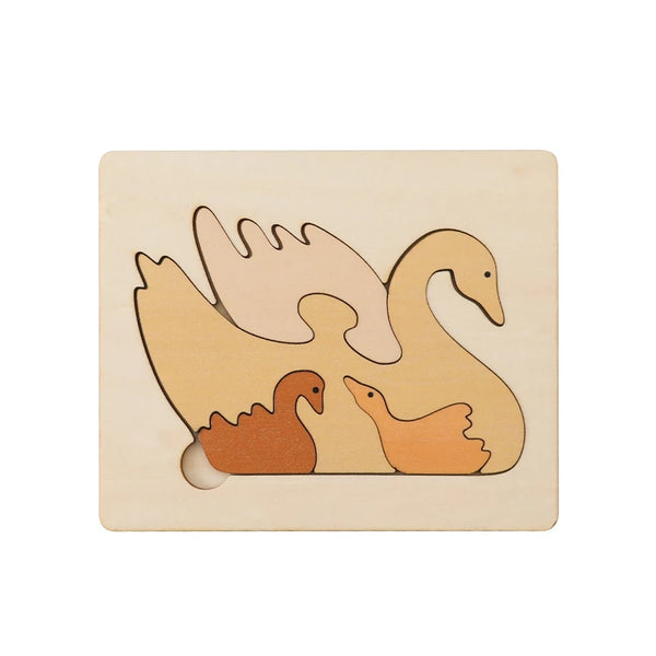 SafariSymphony | 3 Bündel Hölzerne Tiere Puzzle