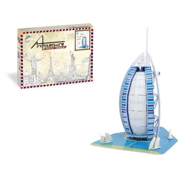 Burj Al Arab | Lernpuzzle zum Bauen für Kinder