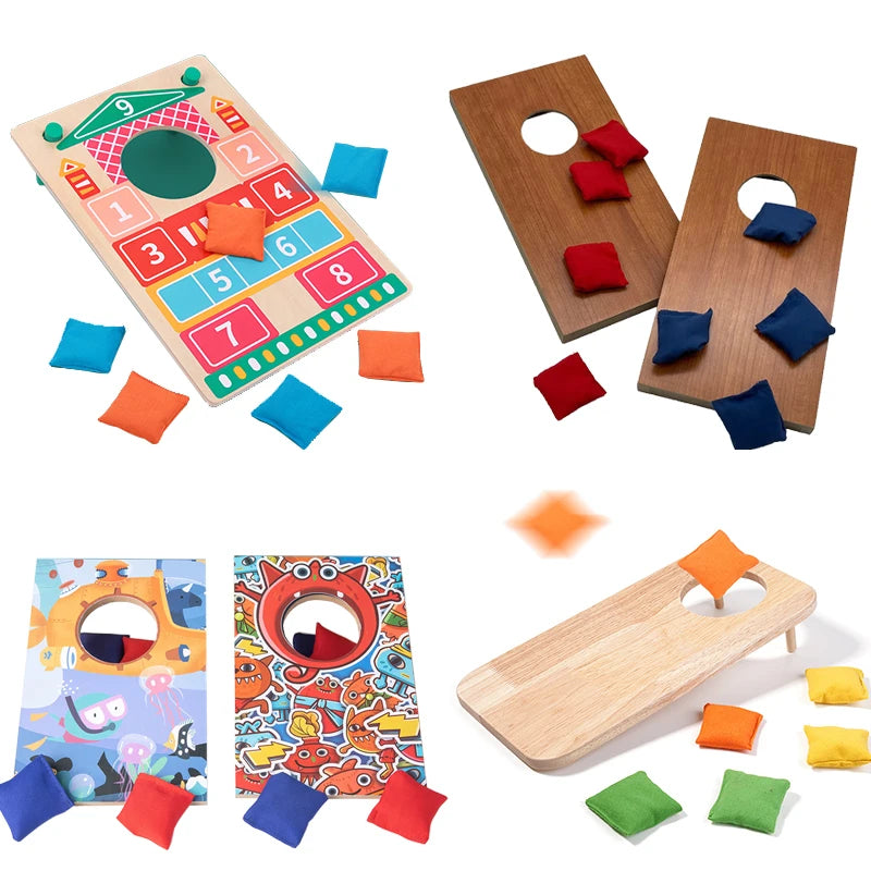 CountToss | Hölzernes Cornhole Spiel Set