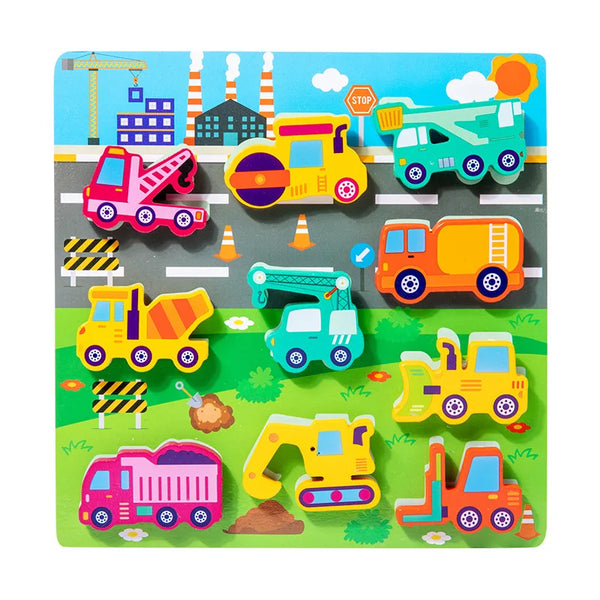 Spaß- und Lern-Puzzle-Kollektion für Kinder | Set mit 2