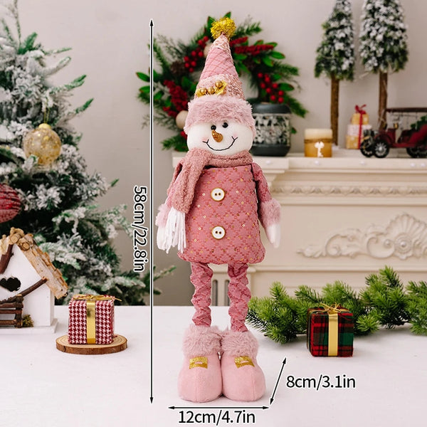 Süßer Schneemann | Weihnachtspuppen Spielzeug für Kinder