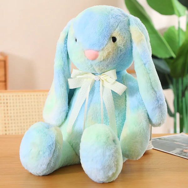 Blauer Hase | Niedliche Kuscheltiere Plüschpuppe für Kinder