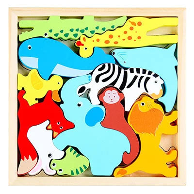 DinoForest | 3 Bündel Vorm Puzzel Speelgoed