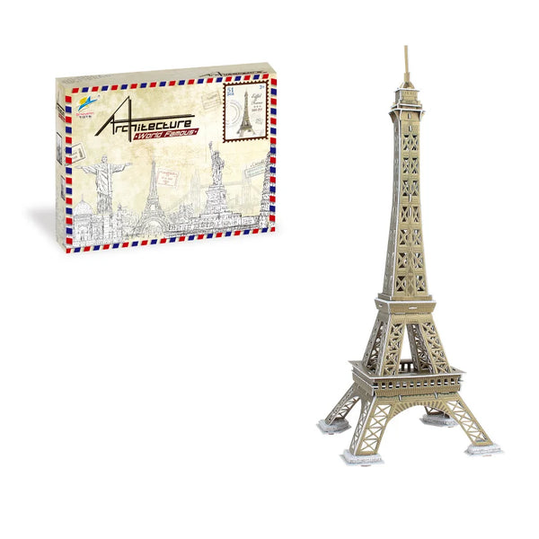 Eiffelturm | Lernpuzzle zum Bauen für Kinder