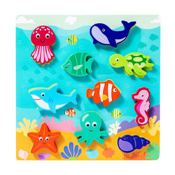 Erstaunliches Tierabenteuer-Puzzle-Set für Kinder | Set mit 3