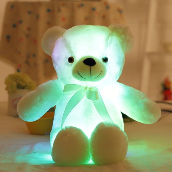 Teddybär mit Licht Spielzeug für Kinder | Set aus 2