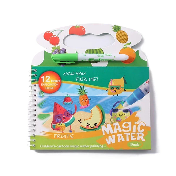 FruityDinosplash | 3 Bündel Magisches Wassermalerei Buch