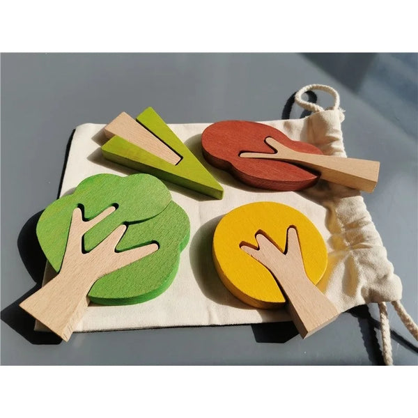 EnchantedForest | Regenbogenbäume Blöcke Spielzeug