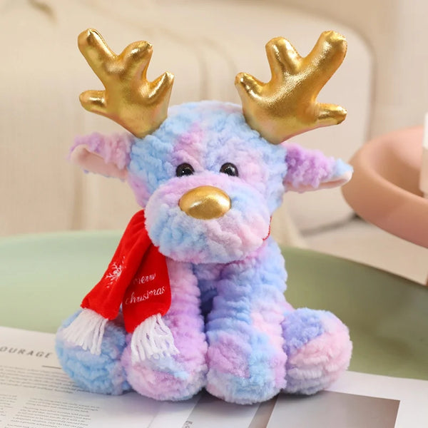 Weiches Rentier-Weihnachtsspielzeug Plüsch für Kinder | Set aus 3