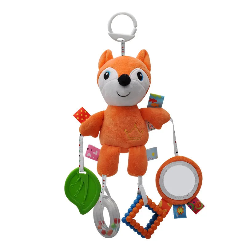 Kuschelige Freude | Neugeborenes Baby Cartoon Tier Glockenspiel Rassel