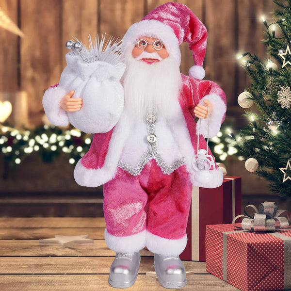 Charmanter Weihnachtsmann Soft-Spielzeug für Kinder | Bundle von 3