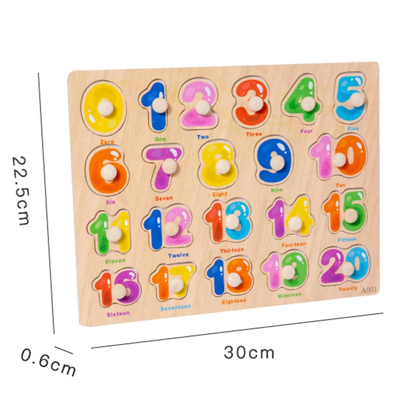 LetterBuilders | Hölzerne Puzzles Lernspielzeug