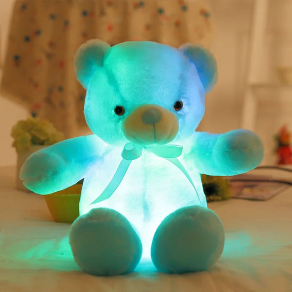 Gefüllter Teddybär mit Licht Spielzeug für Kinder | Set aus 2