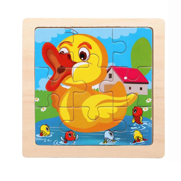 Kreatives Lern-Holzpuzzle | 2er-Bündel
