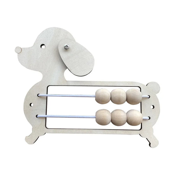 CountingPaws | Montessori-Wagen-Spaß aus Holz