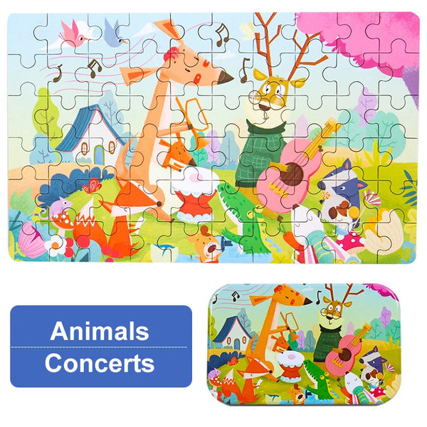 Entdeckung Frühe Lernpuzzle für Kinder | Set von 3