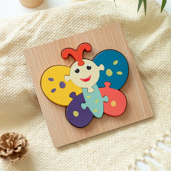 Schmetterling | Lernspielzeug-Puzzle für Kinder