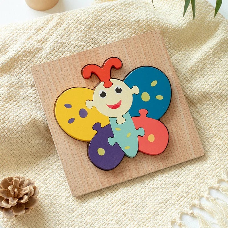 Schmetterling | Lernspielzeug-Puzzle für Kinder