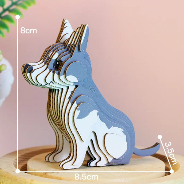 HuskyHaven | Welpe Papier-Puzzle