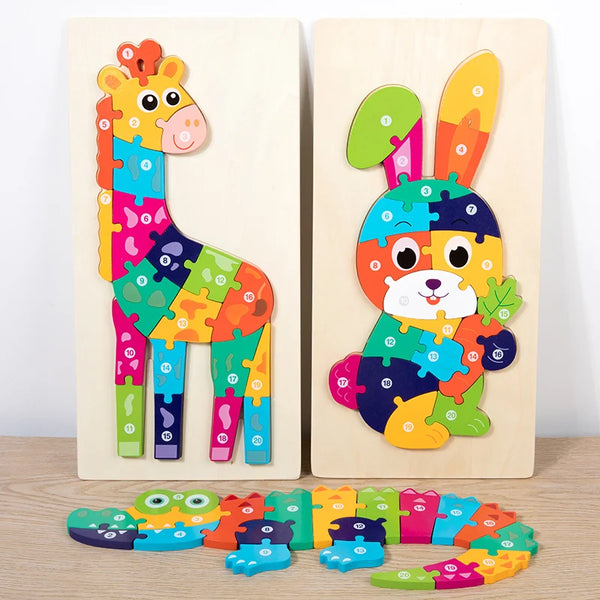 TallTale | Cartoon Tier Holzpuzzle