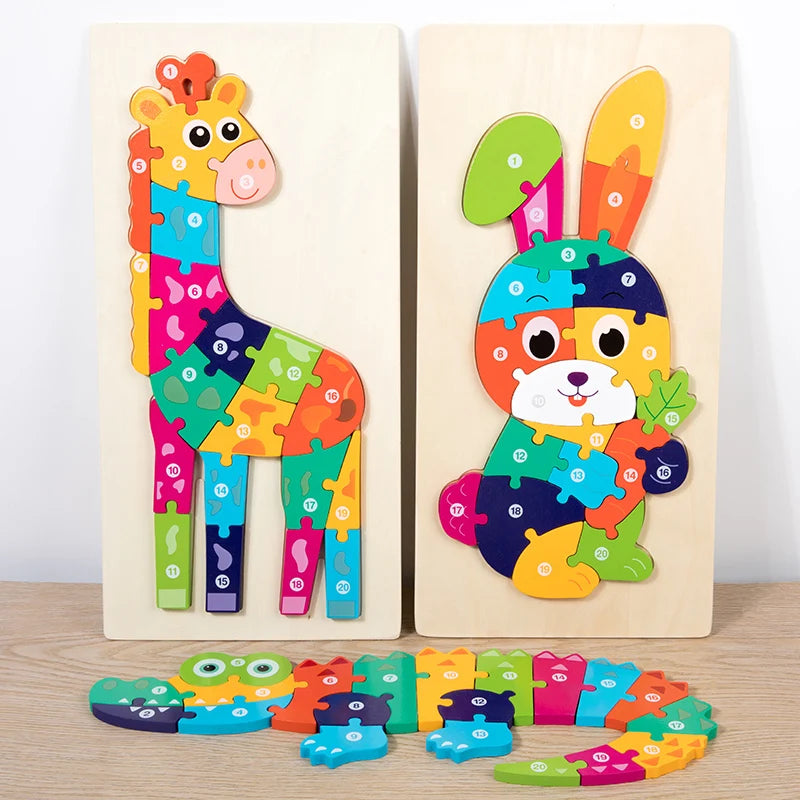 TallTale | Cartoon Tier Holzpuzzle