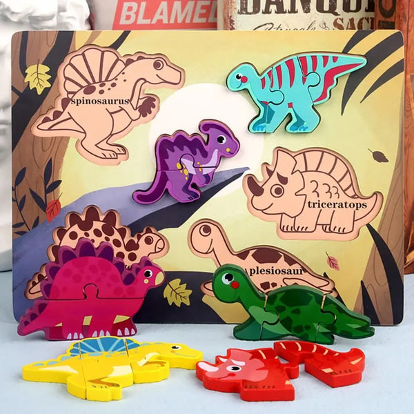 PaleoParadise | 3 Bündel Lernpuzzle für Kinder