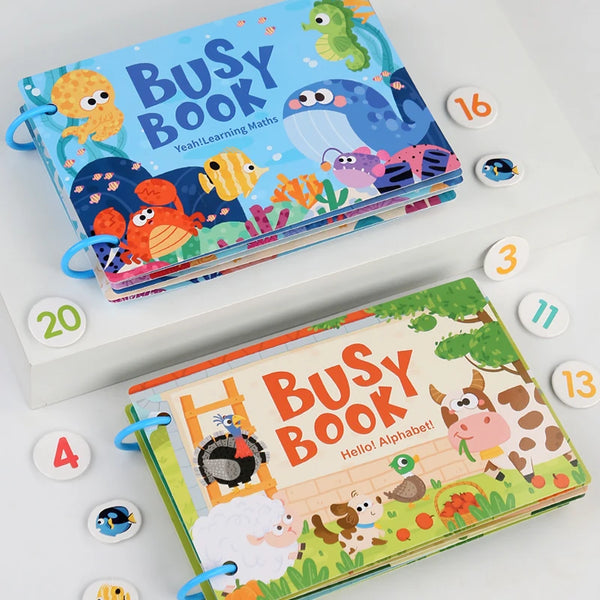 LittleLearners | 2 Bündel Interaktives Montessori Ruhebuch