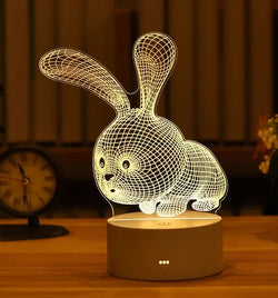 Hase | LED-Nachtlicht Lampe für Kinder