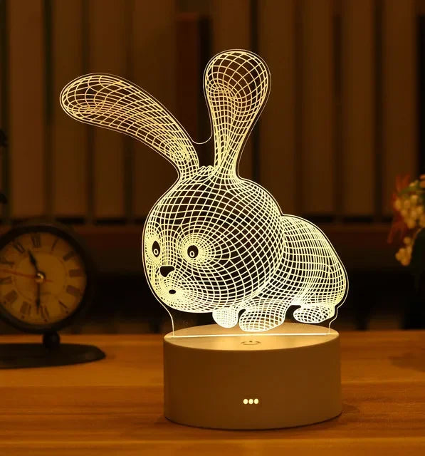 Hase | LED-Nachtlicht Lampe für Kinder