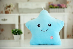 Blau | Weiches Stofftier mit Lichtern für Kinder