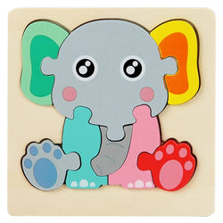 WildlifeWonders | 3 Bündel Bunte Holzpuzzle für Kinder