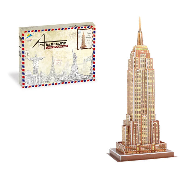 Empire State Building | Lernpuzzle zum Bauen für Kinder