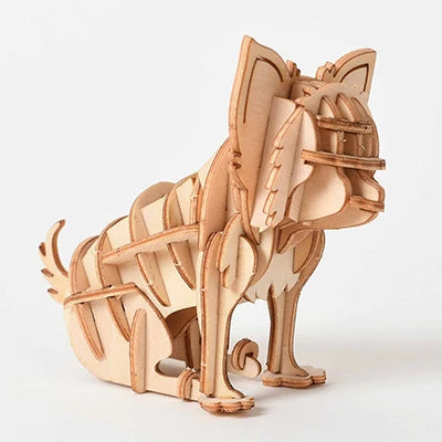 Chihuahua | Pädagogisches Holzpuzzle für Kinder