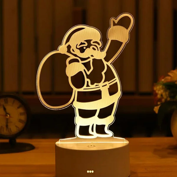 Weihnachtsmann | LED-Nachtlicht Lampe für Kinder