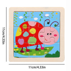 Montessori Holzpuzzle | Tante