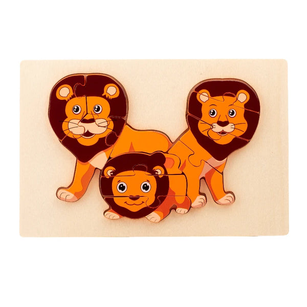 Tierabenteuer Puzzle-Set | 3er-Bundle