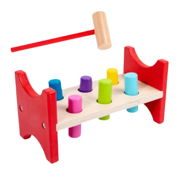 Holzhammer und Stempel für Kinder | Bündel von 2