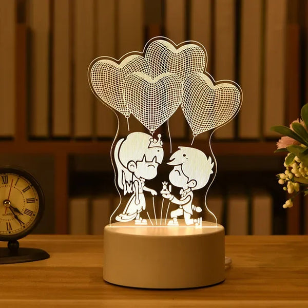 Helle Freunde LED-Nachtlichter für Kinder | Bundle von 3