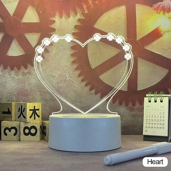 Herz | LED-Nachtlicht Lampe für Kinder