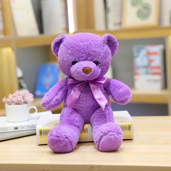 Lila Bär | Weicher Plüsch-Teddybär für Kinder